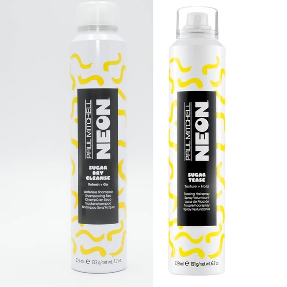 Paul Mitchell NEW Neon Sugar Dry Cleanse & Sugar Tease. Full size! Sold 2gether - Picture 1 of 6